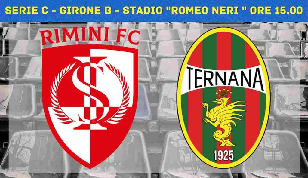 RIVIVI – Rimini-Ternana 0-1, Curcio tiene le Fere in scia della capolista